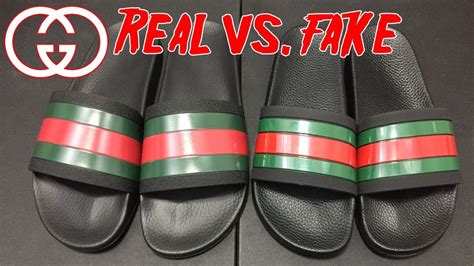 how to tell if you have fake gucci slides|knock off gucci slides.